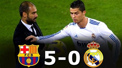 real madrid 0 vs barcelona 5